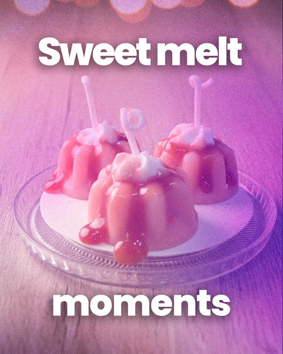 Velas que parecen postres, pero enamoran por su luz ✨