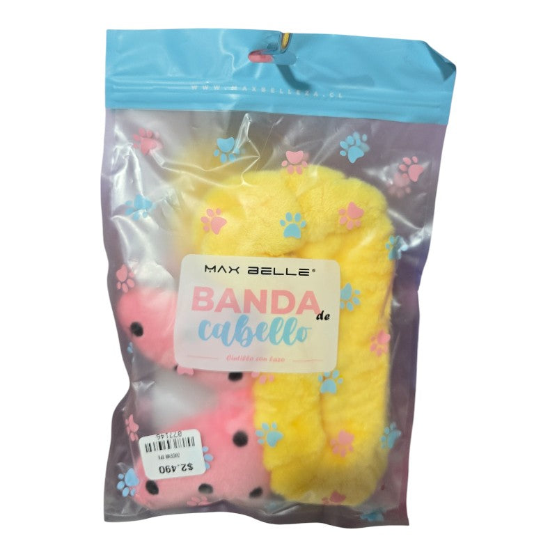 Banda de Cabello Max Belle Amarilla