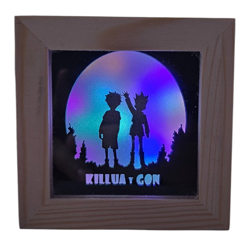 Lámpara LED RGB Killua y Gon