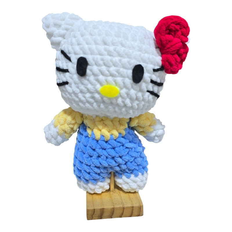 Hello Kitty Tejida a Crochet – Decoración Artesanal