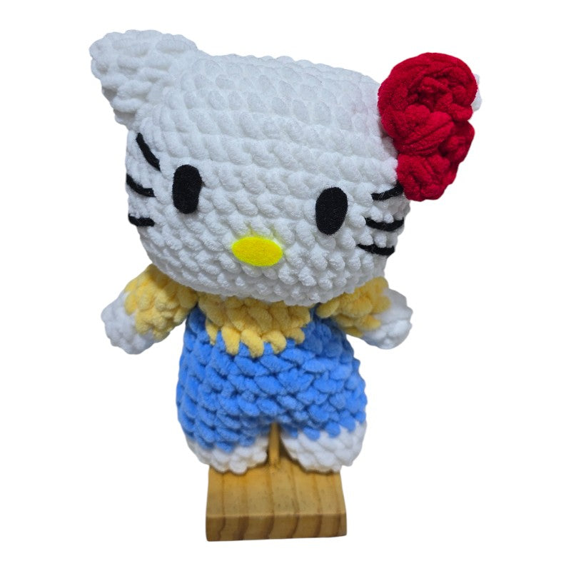 Hello Kitty Tejida a Crochet – Decoración Artesanal