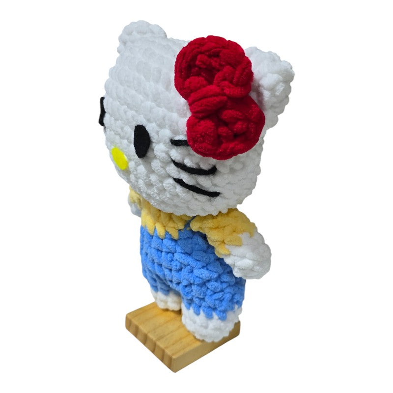 Hello Kitty Tejida a Crochet – Decoración Artesanal