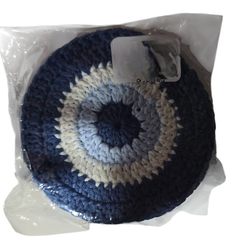 Posa Vaso Ojo Turco – Crochet Artesanal