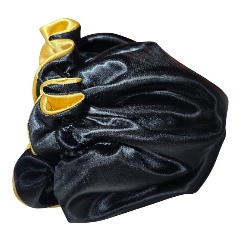 Gorro de Satín Adulto Bicolor Antifrizz – Arañitas Coquette