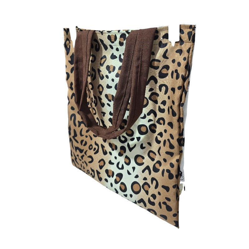 Bolsa Tote Leopardo Doble Tono – Arañitas Coquette