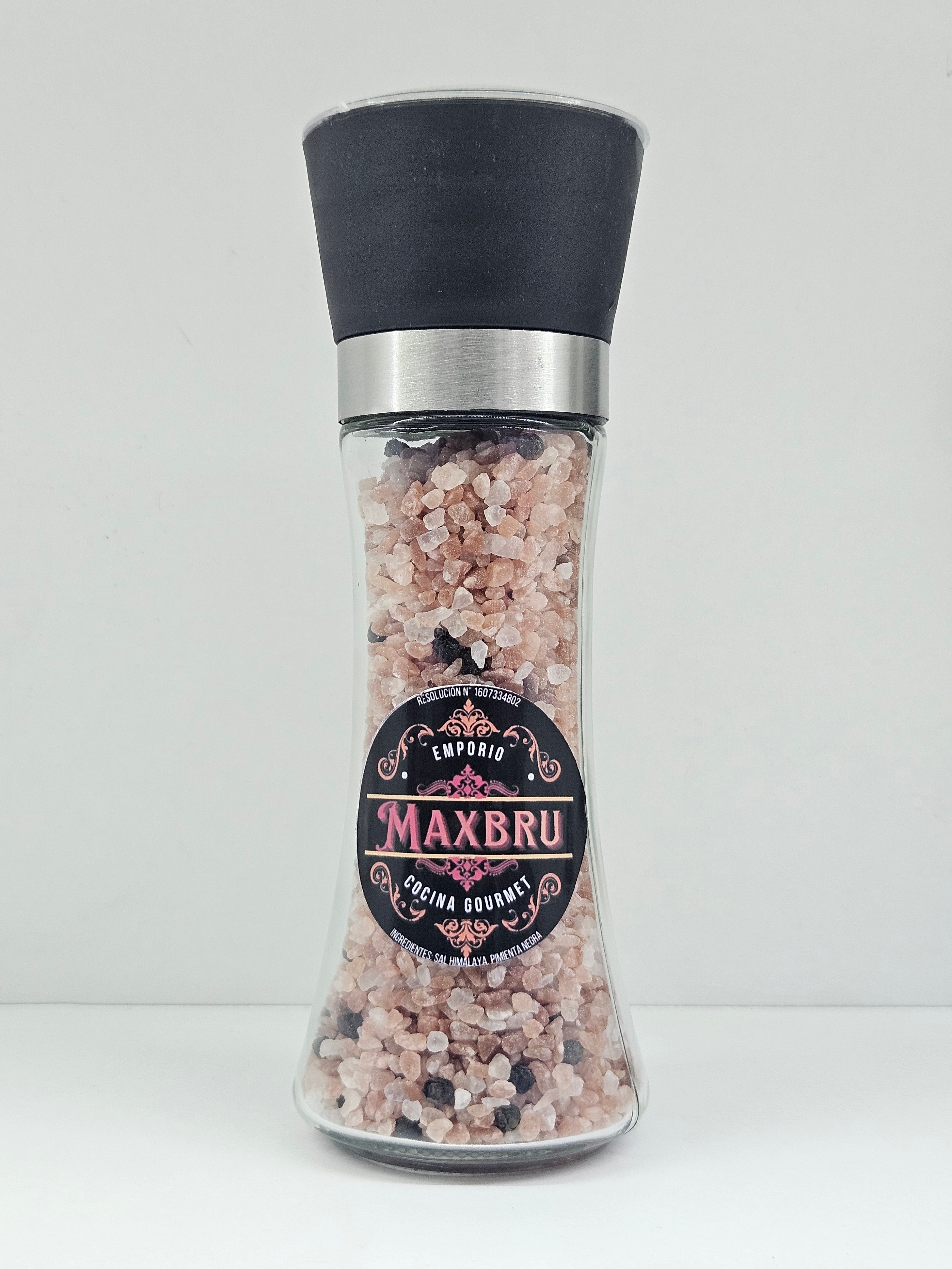 Molinillo Sal Himalaya Con Pimienta Negra