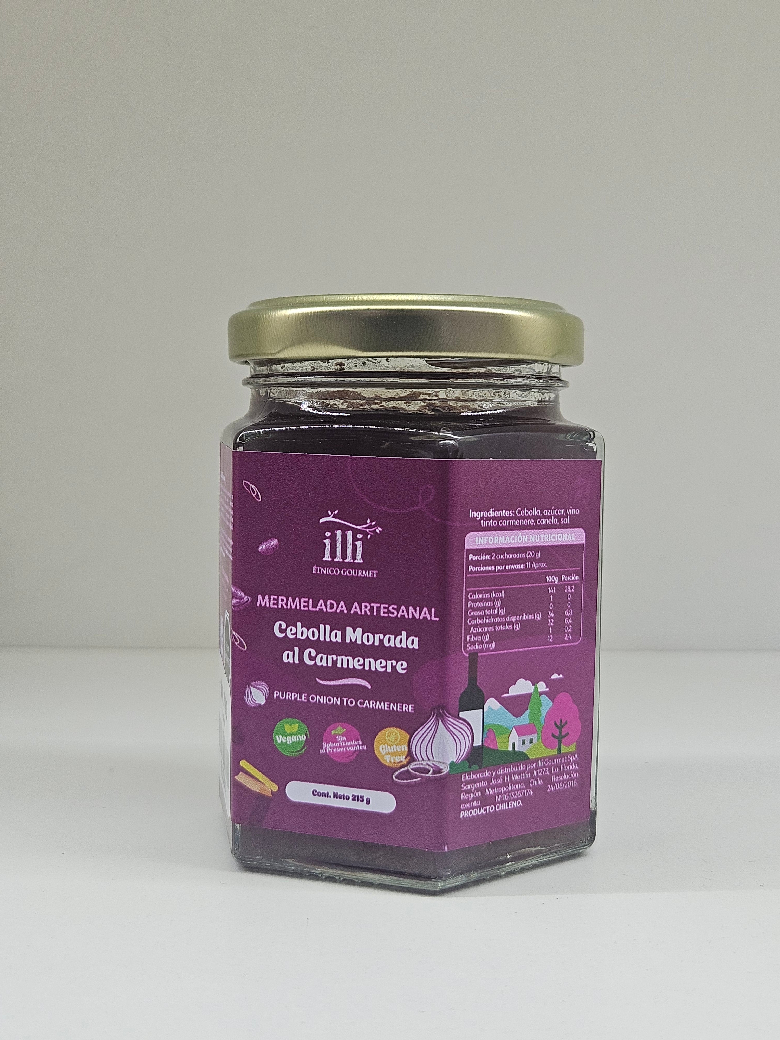 Mermelada de Cebolla Morada al Vino tinto – 215 g