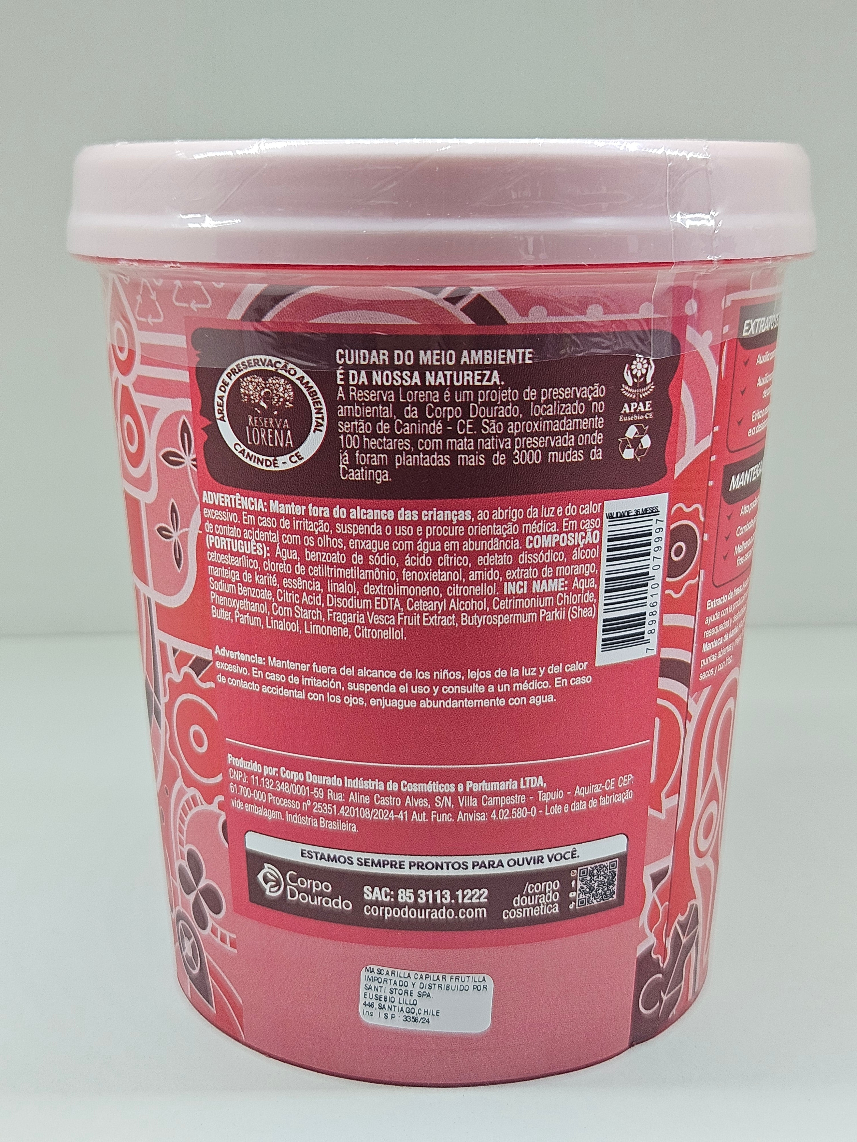 Mascarilla Capilar Morango 1kg
