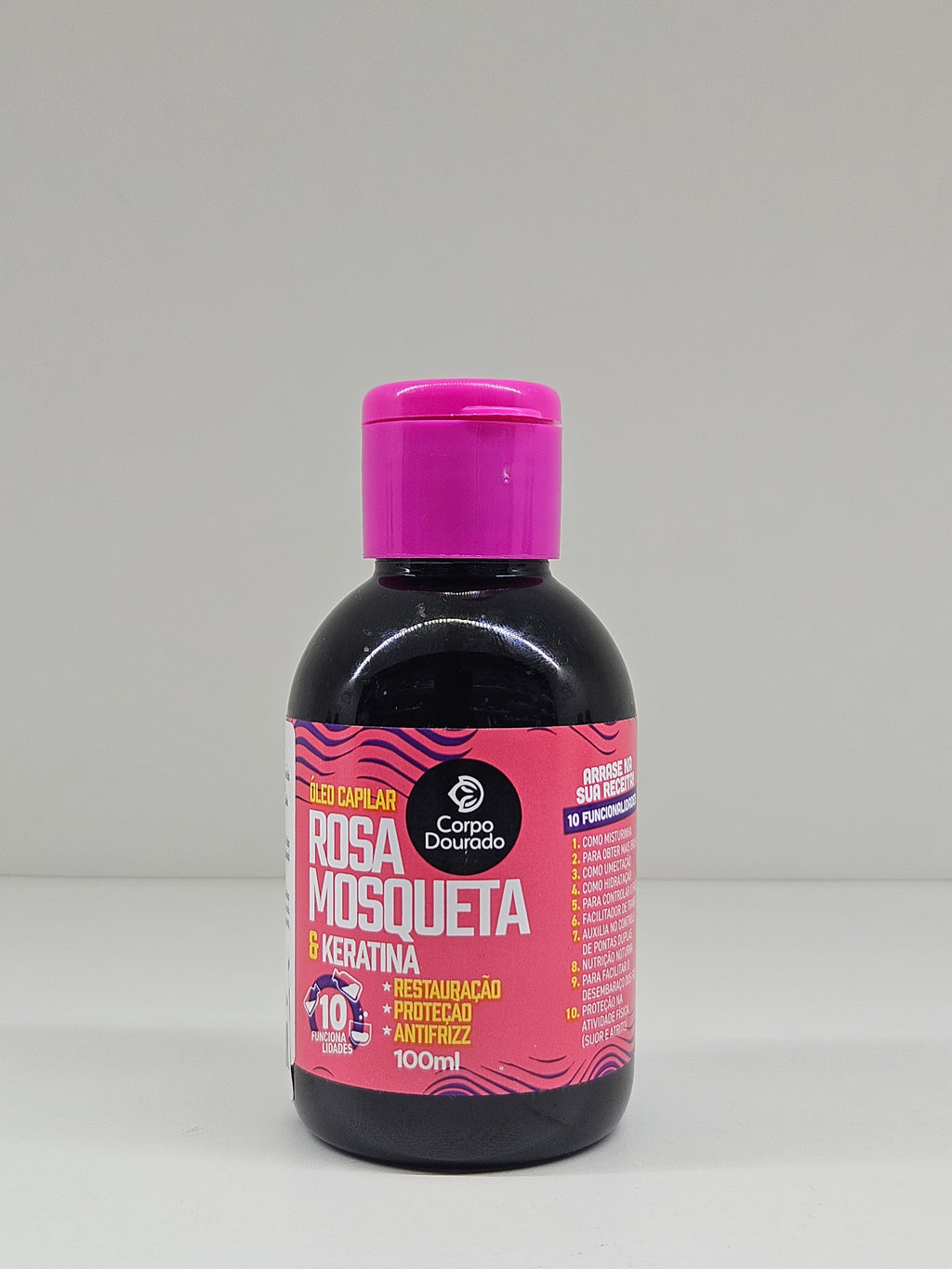 Óleo Capilar Rosa Mosqueta y Keratina 100ml