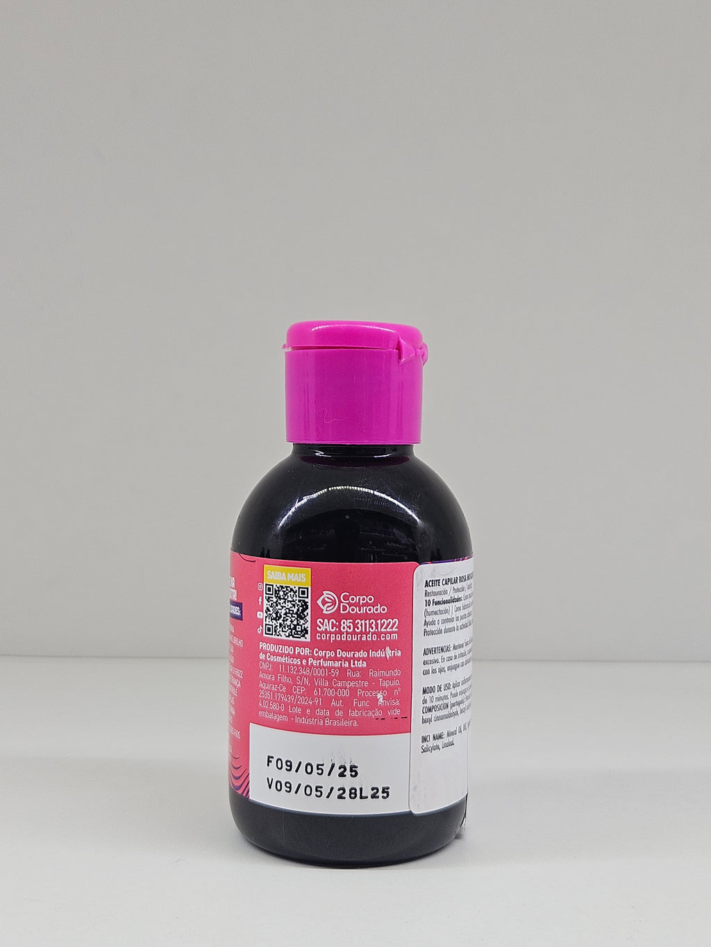 Óleo Capilar Rosa Mosqueta y Keratina 100ml