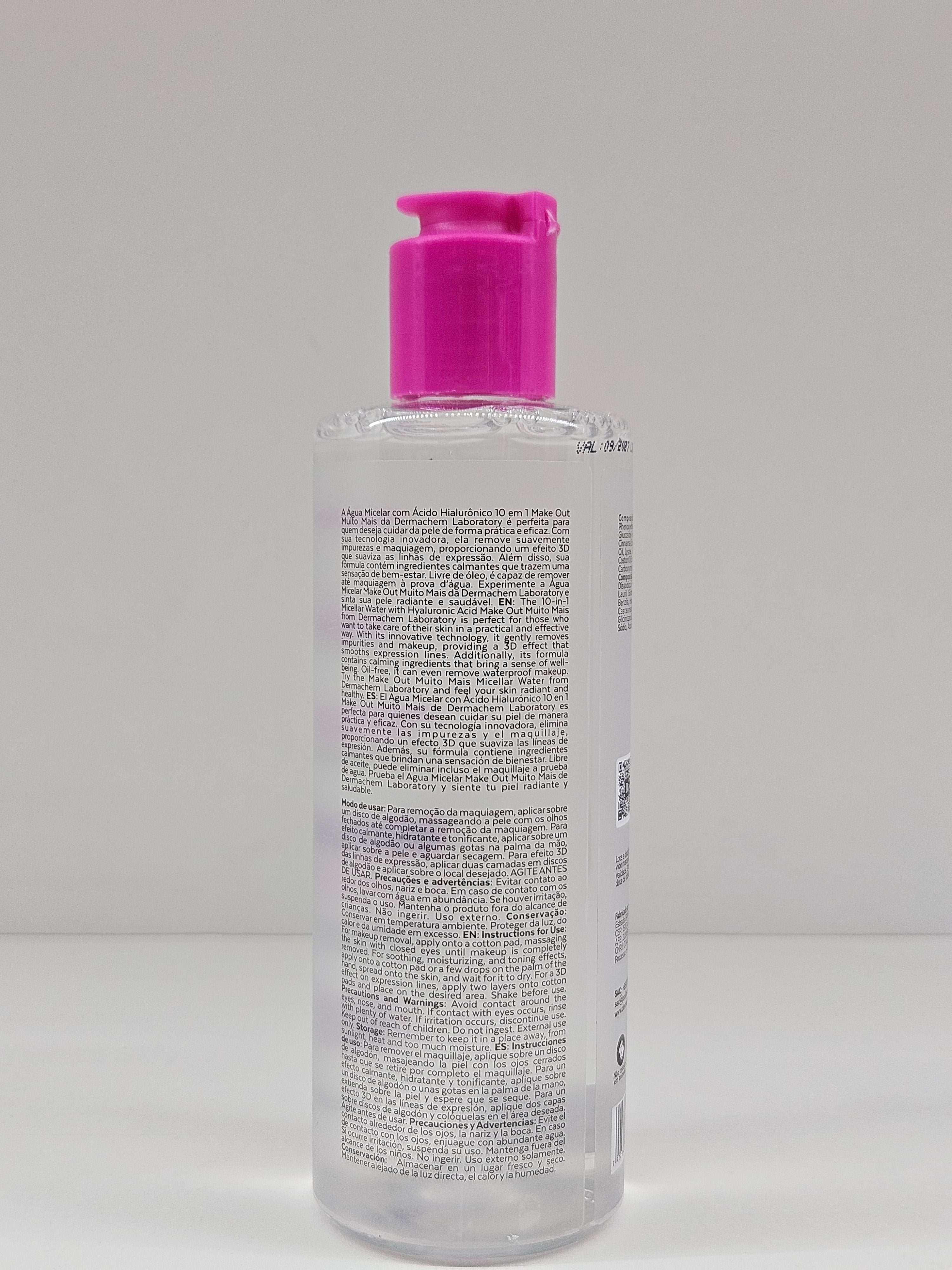 Agua Micelar Con Acido Hialuronico 250ml