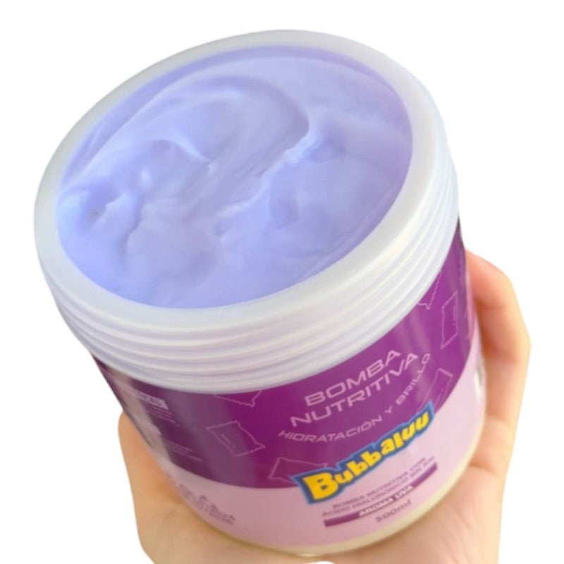 Bomba Nutritiva Capilar Bubbaluu Uva 500 ml