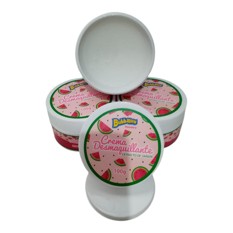 Crema Desmaquillante Facial Bubbaluu Sandía 100 g