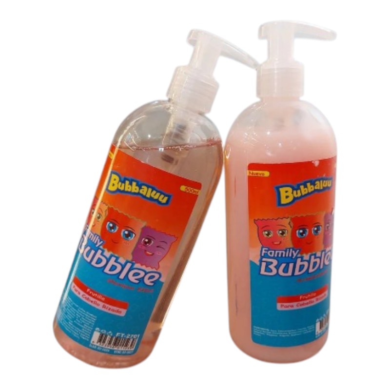 Shampoo Bubblee Kidspara  Pelo Rizado