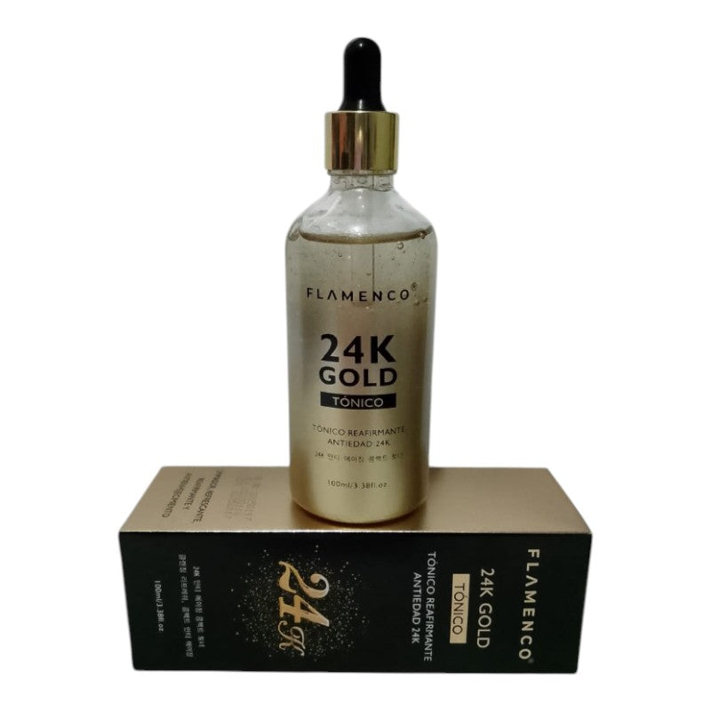 Tonico  Reafirmante Antiedad Flamenco 24 Gold 100 ml