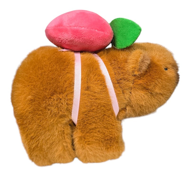 Peluche Capibara Manzana