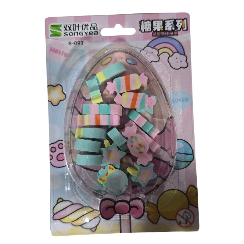 Set Borradores Candy Egg