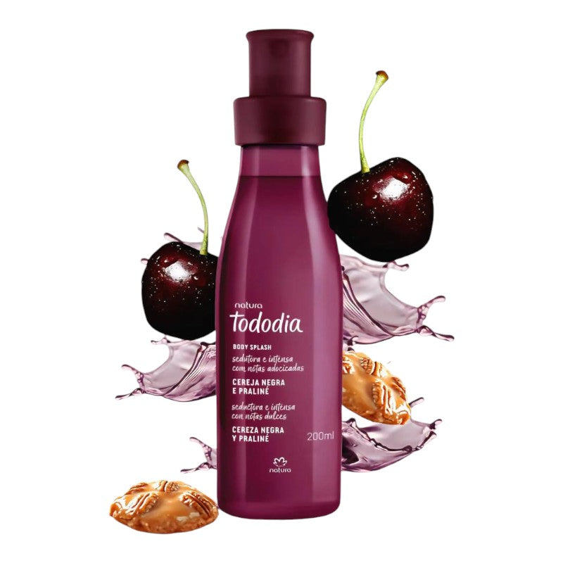 Body Splash Natura Tododia Cereza Negra & Praliné 200 ml