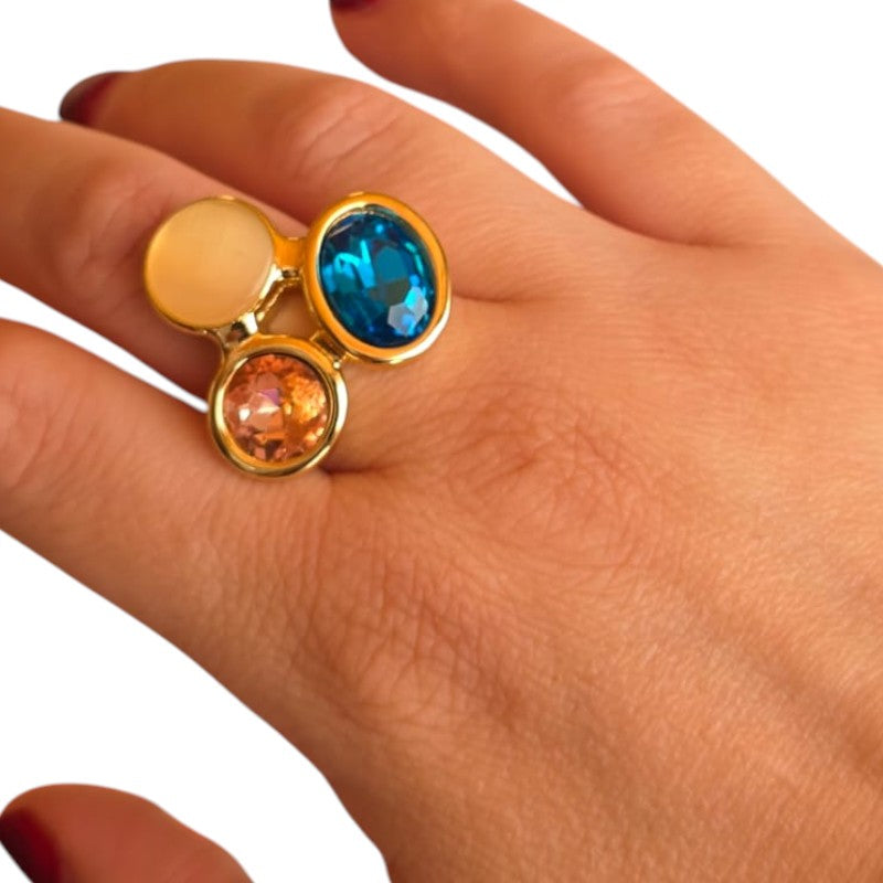 Anillo 3 colores Chanky