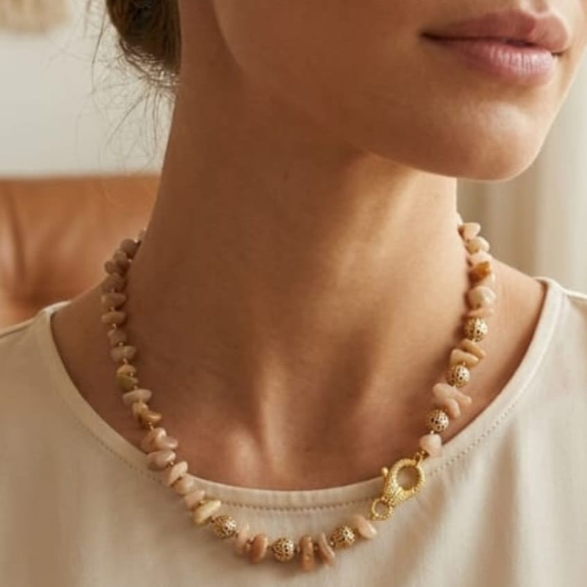 Collar de Piedra Daga Irregular Kwita Joya's