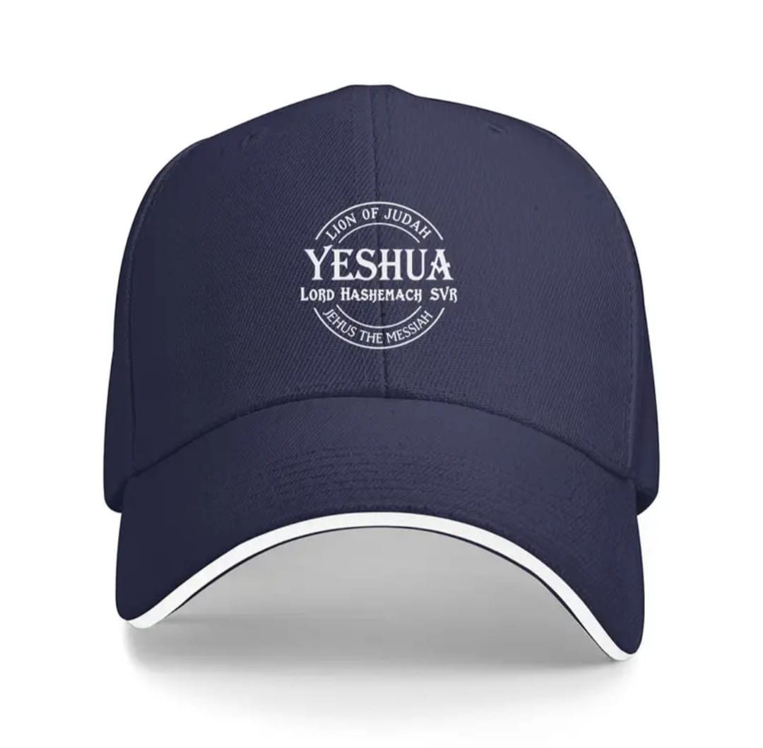 Gorra Cristiana YESHUA – Lion of Judah (Azul Marino)